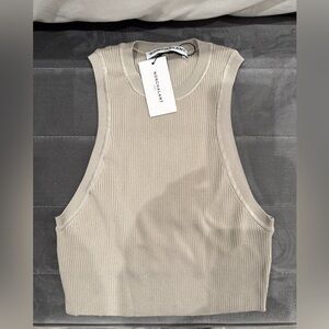 NONCHALANT Grey Sleeveless Top